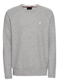 Scotch & Soda SCOTCH & SODA, Herren Sweatshirt 'Ams Blauw long sleeve in light sweat and cut off details', Grau