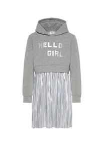 name it, Mädchen Kleid, Grau / Silbergrau