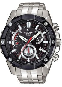 Casio, Herren Chronograph 'EFR-559DB-1AVUEF', Schwarz / Silber