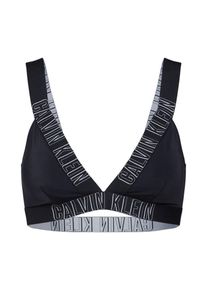 Calvin Klein Swimwear, Damen Bademode 'PLUNGE BRALETTE-RP', Schwarz