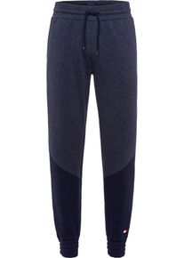 Tommy Hilfiger, Herren Hose 'Flag Tech', Ultramarinblau / Taubenblau