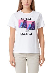 Q/S Designed By, Damen Shirt, Offwhite