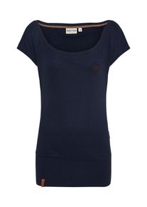 Naketano, Damen T-Shirt 'Wolle', Dunkelblau