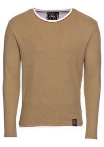 Key Largo, Herren Pullover 'MSW SARASOTA round', Camel