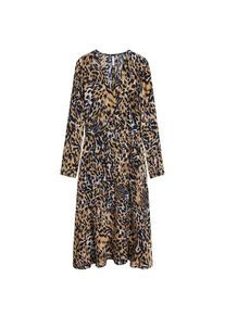 Mango, Damen Kleid 'Plisin-I', Braun