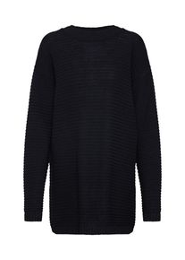 Missguided, Damen Kleid 'RIBBED JUMPER DRESS', Schwarz
