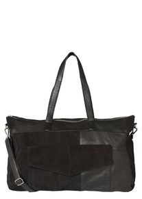 Pieces, Damen Reisetasche, Dunkelgrau / Schwarz