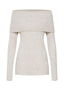 Banana Republic, Damen Pullover 'AIRE OFF THE SHOULDER', Creme