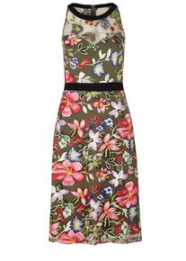 s.Oliver BLACK LABEL, Damen Kleid, Oliv / Mischfarben