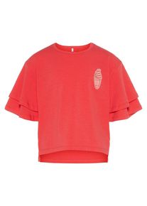 name it, Mädchen Oversize T-Shirt, Rot