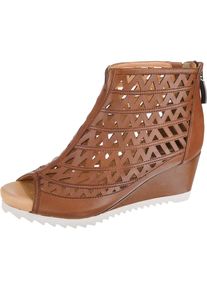 Gerry Weber, Damen Sandaletten 'Florentine', Braun / Wei&szlig;