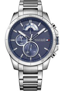 Tommy Hilfiger, Herren Multifunktionsuhr 'Cool Sport, 1791348', Silber