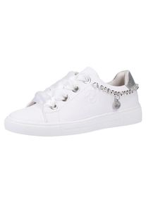 Rieker, Damen Sneaker 'N9120-80', Silber / Wei&szlig;