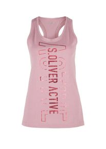 S.Oliver Active, Damen Tanktop, Altrosa / Rot