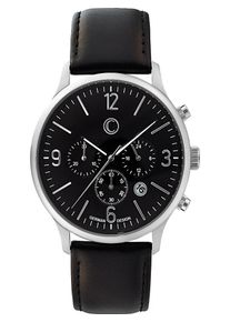 C-Collection, Herren Chronograph, Schwarz / Silber