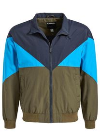 Khujo, Herren Jacke 'Kruz', Navy / Neonblau / Oliv