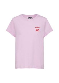 Catwalk Junkie, Damen Shirts 'TS VIBES', Rosa / Rot