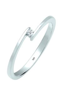 Diamore, Damen Ring, Silber