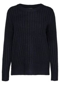 Selected Femme, Damen Strickpullover, Nachtblau