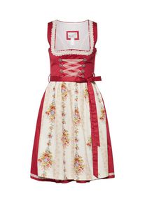 Marjo, Damen Dirndl 'Babia', Creme / Rot