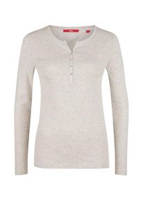 s.Oliver RED LABEL, Damen Langarmshirt, Grau