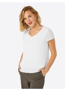 s.Oliver BLACK LABEL, Damen Bluse, Naturweiß