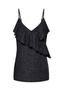 Sisters Point, Damen Top 'VIGGA-ST', Schwarz / Silber