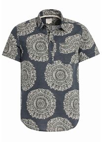 Khujo, Herren Hemd 'Bryson', Creme / Dunkelgrau