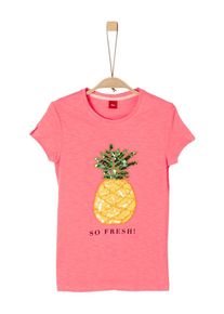 s.Oliver Junior, Mädchen Shirt, Gelb / Grün / Melone