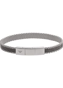 Emporio Armani, Herren Armband 'EGS2588040', Silbergrau