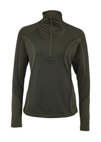 Nike, Damen Longsleeve 'HPRWM TOP ENGNRED', Oliv