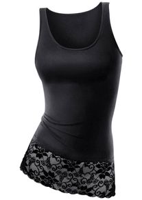 Lascana, Damen Longtop, Schwarz
