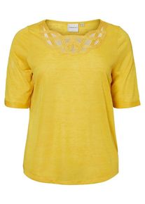 JUNAROSE, Damen Top, Hellgelb