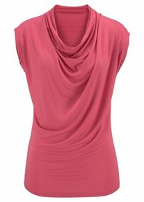 Lascana, Damen 'Yoga & Relax' Top, Himbeer