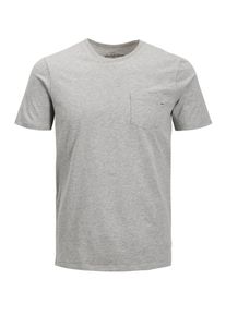 Jack & Jones JACK & JONES, Herren T-shirt, Graumeliert