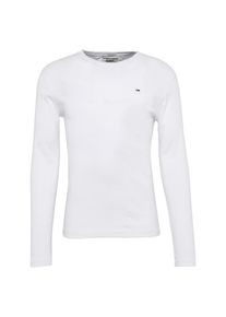Tommy Jeans, Herren Langarmshirt 'TJM ORIGINAL RIB', Weiß