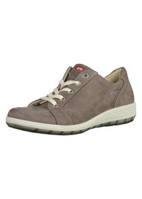 Ara, Damen Sneaker, Taupe / Blutrot / Wei&szlig;