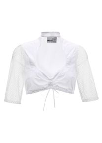 Marjo, Damen Dirndlbluse, Wei&szlig;
