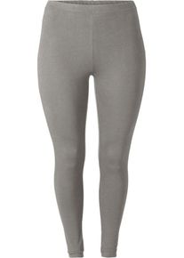 sheego Casual, Damen Leggings, Grau