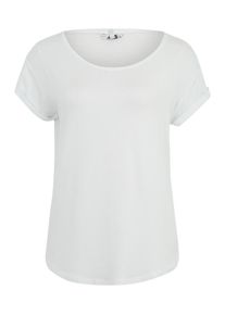 Mbym, Damen Basic-Shirt 'Nisha', Wei&szlig;