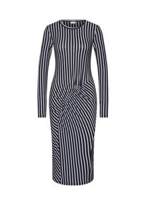 Jacqueline de Yong, Damen Kleid 'NOLA', Blau / Weiß