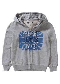 Pepe Jeans, Sweatjacke 'SINAEL' f&uuml;r Jungen, Grau