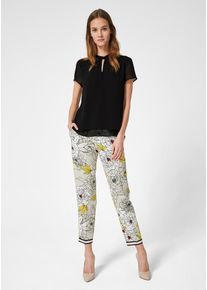 s.Oliver BLACK LABEL, Damen Crêpebluse, Schwarz