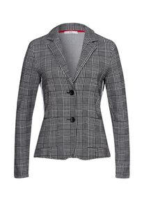 Brax, Damen Blazer 'Bessy', Grau / Schwarz / Weiß
