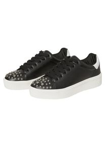V&eacute;ro Moda VERO MODA, Damen Sneaker, Schwarz / Wei&szlig;