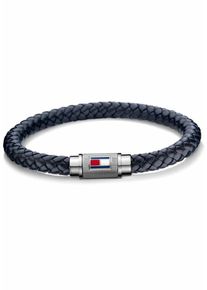 Tommy Hilfiger, Herren Armband 'Casual Core, 2701000', Dunkelblau / Silber