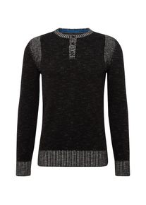 Tom Tailor, Herren Pullover, Schwarzmeliert / Wei&szlig;meliert