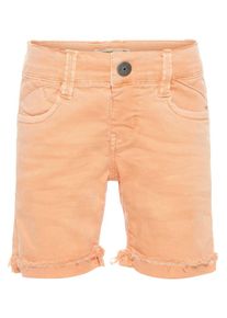name it, M&auml;dchen Shorts, Pastellorange