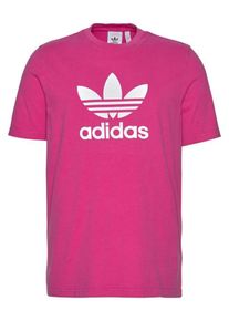 adidas originals, Herren T-Shirt 'Trefoil', Pink / Wei&szlig;