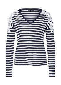 Véro Moda VERO MODA, Damen Shirt 'VMMONA', Blau / Weiß